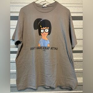 Port and Company Gray Graphic Tee